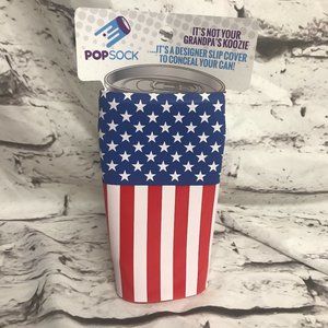 American Flag 12oz Slim Can Beersy Sleeve koozie